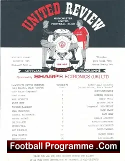 Manchester United v Aston Villa 1992 – Reserves Game