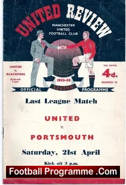 Manchester United v Blackpool 1956 – League Decider