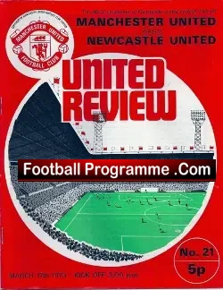 Manchester United v Newcastle United 1973