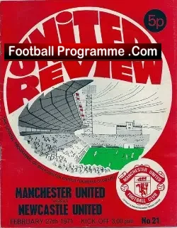 Manchester United v Newcastle United 1971