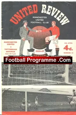 Manchester United v Tottenham 1957