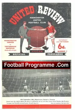 Manchester United v Tottenham 1964