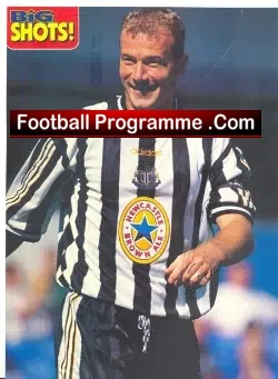 Newcastle United Alan Shearer Autograph 1998
