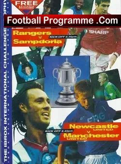 Newcastle United v Man Utd 1994 Ibrox Tournament + Glasgow Rangers