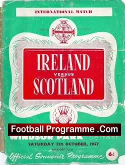 Northern Ireland v Scotland 1957