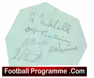 Peterborough United Fotballer Signatures 1946 47 - football programme