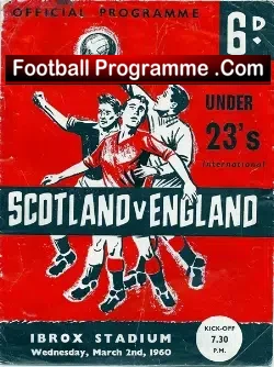 Scotland v Ireland 1960 - at Ibrox - football programme