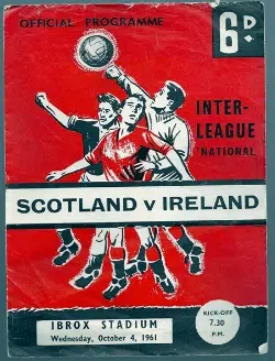 Scotland v Ireland 1961 – at Ibrox