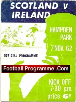 Scotland v Northern Ireland 1962