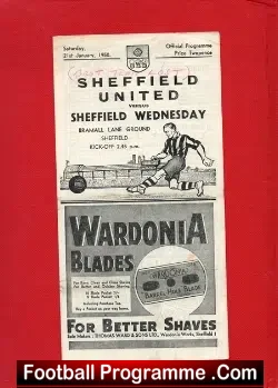 Sheffield United v Sheffield Wednesday 1950