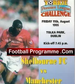 Shelbourne v Manchester United 1995 – Man Utd Dublin Ireland