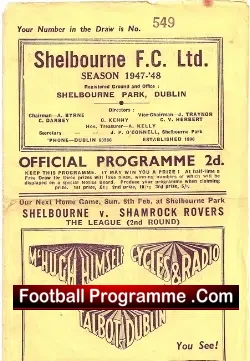 Shelbourne v Waterford 1948 – 1940s Ireland