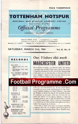 Tottenham Hotspur v Manchester United 1964