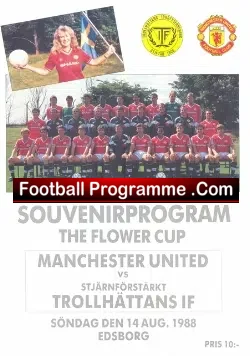 Trollhattans IF v Manchester United 1988 The Flowers Cup Sweden