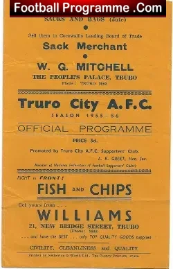 Truro City v Saltash 1956