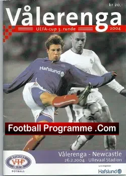 Valerenga v Newcastle United 2004 – UEFA Cup Norway