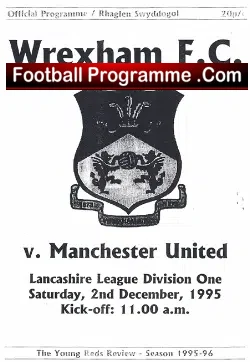 Wrexham v Manchester United 1995 – Reserves Match