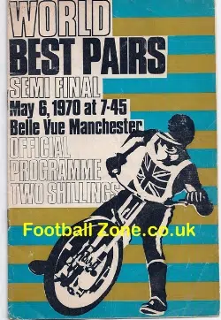 World Best Pairs Semi Final 1970 at Belle Vue