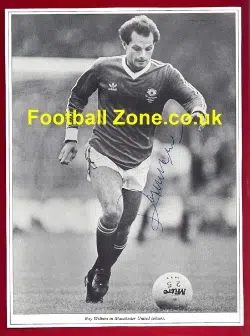 Manchester United Ray Wilkins Football Autograph