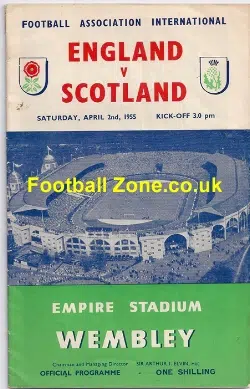 England v Scotland 1955 - Duncan Edwards Debut