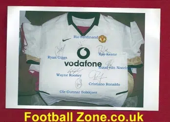 Manchester United Signed Shirt - Nistelrooy - Ronaldo - Rooney +