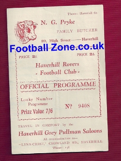 Haverhill Rovers v Brantham 1949 – Essex Border League