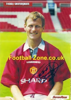 Manchester United Teddy Sheringham Autograph