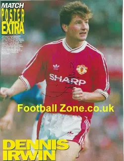 Manchester United Denis Irwin Signed Picture