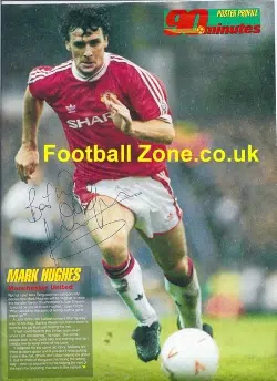 Manchester United Mark Hughes Signed Picture