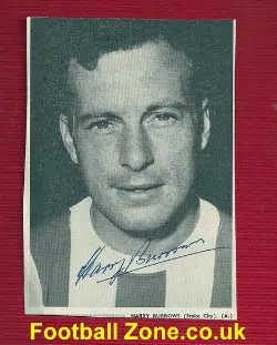 Stoke City Harry Burrows Signed Picture 1970's
