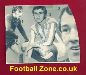 Sunderland Dennis Tueart Signed Picture 1970's