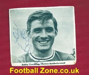 Chelsea Bobby Tambling Signed Picture
