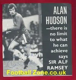 Chelsea Alan Hudson Signed Picture