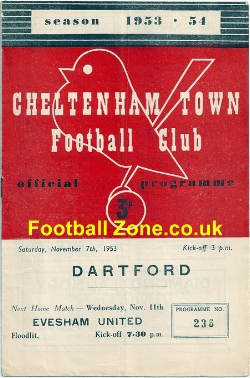 Cheltenham Town v Dartford 1953