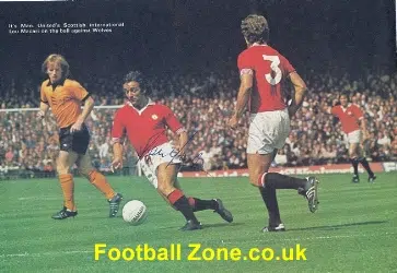 Manchester United Lou Macari Signed Autographed Picture