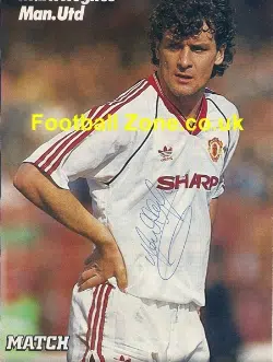 Manchester United Mark Hughes Signed Autographed Picture