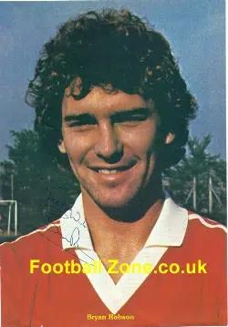Manchester United Bryan Robson Signed Picture