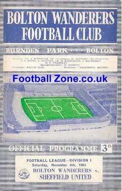 Bolton Wanderers v Sheffield United 1961