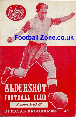 Aldershot v Rochdale 1963