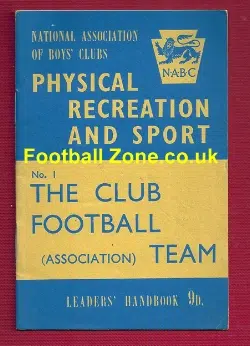 National Association Of Boys Clubs Physical Recreation Book 1950