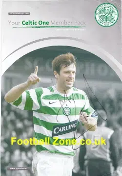 Glasgow Celtic Maciej Zurawski Autograph Picture