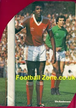 Nottingham Forest Viv Anderson Autograph