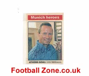 Nottingham Forest John McGovern Autograph