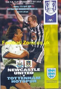 Newcastle United v Tottenham 1999 – FA Cup Semi Final at OT