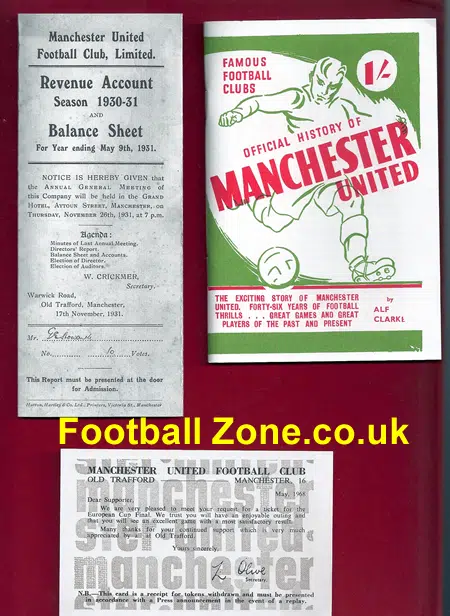 Manchester United Official History Limited Edition Collectors PK