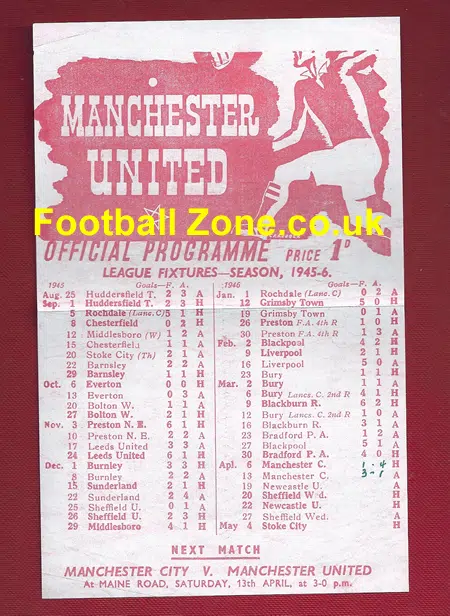 Manchester United Official History Limited Edition Collectors PK