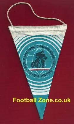 Poland Speedway Pennant Flag 1973 - Double Sides