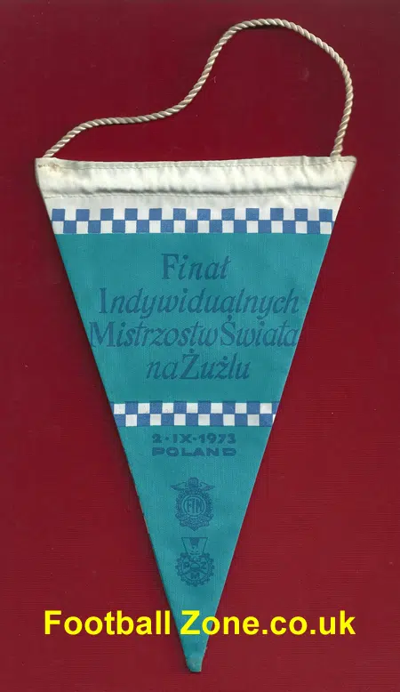 Poland Speedway Pennant Flag 1973 - Double Sides