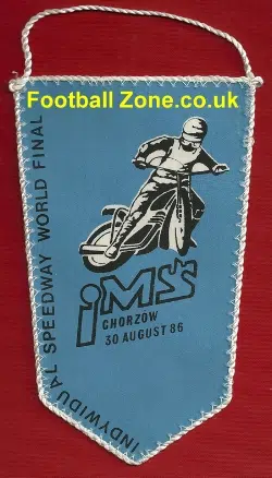 Poland Speedway Pennant Flag 1986 - Double Sides