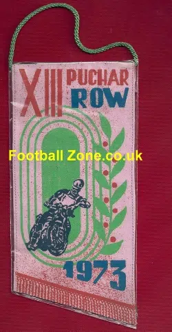 Poland Speedway Pennant Flag 1973 - Double Sided